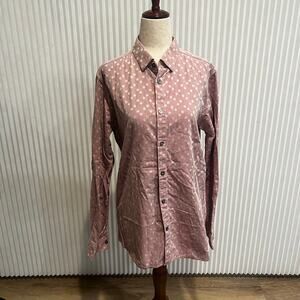 TED BAKER Men's Polka Dot Button Up Shirt Size 3/M
